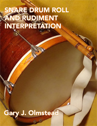 SNARE DRUM ROLL & RUDIMENT INTERPRETATION