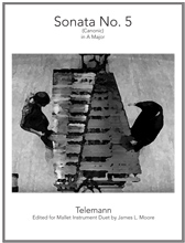 CANONIC SONATA No. 5 in A MAJOR - Telemann